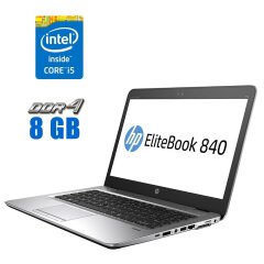 Ультрабук HP EliteBook 840 G4 / 14" (1920x1080) IPS / Intel Core i5-7300U (2 (4) ядра по 2.6 - 3.5 GHz) / 8 GB DDR4 / 240 GB SSD M.2 / Intel HD Graphics 620 / WebCam 