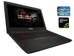 Ігровий ноутбук Asus FX502VM / 15.6" (1920x1080) TN / Intel Core i5-6300HQ (4 ядра по 2.3 - 3.2 GHz) / 16 GB DDR4 / 128 GB SSD M.2 + 1000 GB HDD / nVidia GeForce GTX 1060, 3 GB GDDR5, 192-bit / WebCam