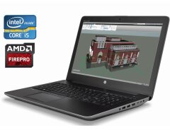 Мобильная рабочая станция HP ZBook 15 G3 / 15.6" (1920x1080) TN / Intel Core i7-6700HQ (4 (8) ядра по 2.6 - 3.5 GHz) / 32 GB DDR4 / 500 GB SSD / AMD FirePro W5170M, 2 GB GDDR5, 128-bit / WebCam / Win 10 Pro