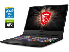 Игровой ноутбук MSI Raider GE65 9SF / 15.6" (1920x1080) IPS / Intel Core i7-9750H (6 (12) ядер по 2.6 - 4.5 GHz) / 32 GB DDR4 / 1000 GB SSD / nVidia GeForce RTX 2070, 8 GB GDDR6, 256-bit / WebCam