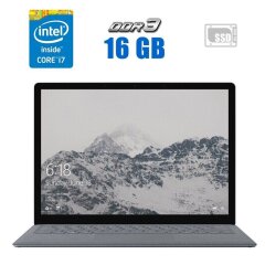 Ультрабук Б-клас Microsoft Surface Laptop 2 1769 / 13.5" (2256x1504) IPS NoTouch / Intel Core i7-8650U (4 (8) ядра по 1.9 - 4.2 GHz) / 16 GB DDR3 / 480 GB SSD / Intel UHD Graphics 620 / WebCam