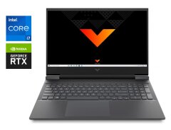 Игровой ноутбук HP Victus 16t-r000 / 16.1" (1920x1080) IPS / Intel Core i7-13700H (14 (20) ядер по 2.4 - 5.0 GHz) / 16 GB DDR5 / 512 GB SSD NVMe / nVidia GeForce RTX 4070, 8 GB GDDR6, 128-bit / WebCam