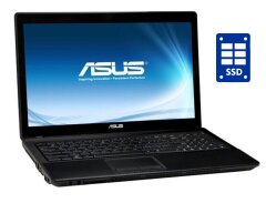 Ноутбук Б-клас Asus X54C / 15.6" (1366x768) TN / Intel Core i3-2330M (2 (4) ядра по 2.2 GHz) / 8 GB DDR3 / 128 GB SSD / Intel HD Graphics 3000 / WebCam / АКБ не тримає