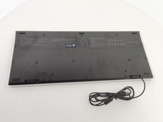 Дротова клавіатура Logitech K740 USB Illuminated Ultra-Thin / повнорозмірна / чорна / підсвічування клавіш