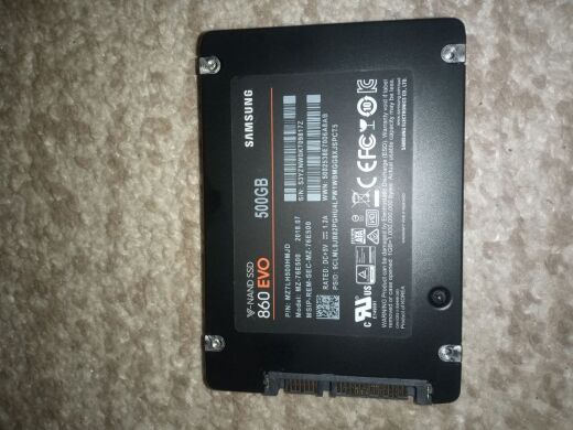 Твердотельный накопитель SSD Samsung 860 Evo / 2.5" / 500 GB / SATA III