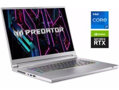 Игровой ультрабук Acer Predator Triton PT16-51 / 16" (2560x1600) IPS / Intel Core i7-13700H (14 (20) ядер по 2.4 - 5.0 GHz) / 16 GB DDR5 / 1000 GB SSD / nVidia GeForce RTX 4070, 8 GB GDDR6, 128-bit / WebCam