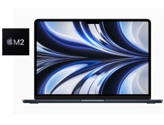Ультрабук Apple MacBook Air 13 Midnight M2 (2022) / 13.6" (2560x1664) IPS / Apple M2 (8 ядер по 3.4 GHz) / 8 GB DDR4 / 256 GB SSD / Apple M2 Graphics / WebCam / MacOS