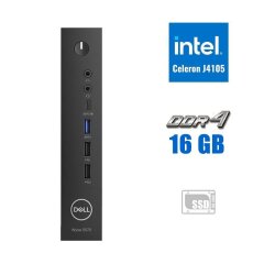Неттоп Dell WYSE 5070 USFF / Intel Celeron J4105 (4 ядра по 1.5 - 2.5 GHz) / 16 GB DDR4 / 256 GB SSD M.2 / Intel UHD Graphics 600 / 65W / WiFi / Windows 11 Pro