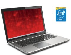Ноутбук Toshiba Satellite P875-S7102 / 17.3" (1920x1080) TN / Intel Core i7-3630QM (4 (8) ядра по 2.4 - 3.4 GHz) / 8 GB DDR3 / 480 GB SSD / Intel HD Graphics 4000 / WebCam / DVD-ROM / Win 10 Home