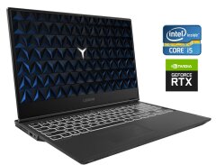 Игровой ноутбук Lenovo Legion Y540-15IRH / 15.6" (1920x1080) IPS / Intel Core i5-9300H (4 (8) ядра по 2.4 - 4.1 GHz) / 16 GB DDR4 / 512 GB SSD NVMe / nVidia GeForce RTX 2060, 6 GB GDDR6, 192-bit / WebCam