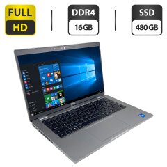 Ультрабук Б-клас Dell Latitude 5420 / 14" (1920x1080) IPS / Intel Core i5-1145G7 (4 (8) ядра по 2.6 - 4.4 GHz) / 16 GB DDR4 / 480 GB SSD M.2 / Intel Iris Xe Graphics / WebCam / Windows 10 Pro