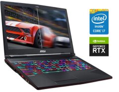 Игровой ноутбук MSI GL63 9SEK / 15.6" (1920x1080) IPS / Intel Core i7-9750H (6 (12) ядер по 2.6 - 4.5 GHz) / 16 GB DDR4 / 250 GB SSD + 1000 GB HDD / nVidia GeForce RTX 2060, 6 GB GDDR6, 192-bit / WebCam / Win 10 Home