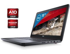 Игровой ноутбук Dell Inspiron 15 5576 / 15.6" (1920x1080) TN / AMD A10-9630P (4 ядра по 2.6 - 3.3 GHz) / 16 GB DDR4 / 128 GB SSD + 500 GB HDD / AMD Radeon RX 460, 4 GB GDDR5, 128-bit / WebCam / Win 11