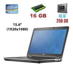 Игровой ноутбук Б-класс Dell Latitude E6540 / 15.6" (1920x1080) IPS / Intel Core i7-4810MQ (4 (8) ядра по 2.8 - 3.8 GHz) / 16 GB DDR3 / 256 GB SSD NEW / AMD Radeon HD 8790M, 2 GB GDDR5, 128-bit / WebCam / DVD-RW / HDMI