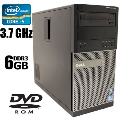 Dell 790 Tower / Intel i5-2500 (4 ядра по 3.3ГГц) / 6GB DDR3 / 250GB HDD Dell 790 Tower / Intel i5-2500 (4 ядра по 3.3ГГц) / 6GB DDR3 / 250GB HDD