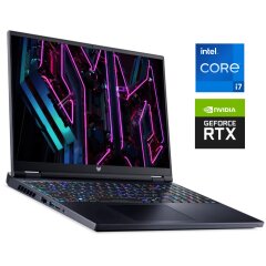 Игровой ноутбук Acer Predator Helios 16 PH16-71 / 16" (2560x1600) IPS / Intel Core i7-13700HX (16 (24) ядер по 3.7 - 5.0 GHz) / 16 GB DDR5 / 1000 GB SSD NVMe / nVidia GeForce RTX 4060, 8 GB GDDR6, 128-bit / WebCam