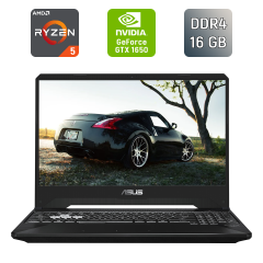 Ігровий ноутбук Б-клас Asus TUF Gaming FX505DT / 15.6" (1920x1080) IPS / AMD Ryzen 5 3550H (4 (8) ядра по 2.1 - 3.7 GHz) / 16 GB DDR4 / 512 GB SSD / nVidia GeForce GTX 1650, 4 GB GDDR6, 128-bit / HDMI / WebCam