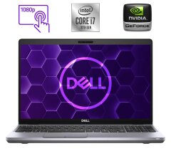 Игровой ноутбук Dell Latitude 5511 / 15.6" (1920x1080) IPS Touch / Intel Core i7-10850H (6 (12) ядер по 2.7 - 5.1 GHz) / 16 GB DDR4 / 512 GB SSD M.2 / nVidia GeForce MX250, 2 GB GDDR5, 64-bit / WebCam / HDMI