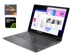Ігровий ноутбук Lenovo IdeaPad Yoga Slim 7 Pro 16ACH6 / 16" (2560x1600) IPS Touch / AMD Ryzen 5 5600H (6 (12) ядер по 3.3 - 4.2 GHz) / 16 GB DDR4 / 512 GB SSD / nVidia GeForce GTX 1650, 4 GB GDDR5, 128-bit / WebCam / Win 10 Home 
