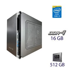 Ігровий ПК Cougar QBX Tower / Intel Core i5-10400F (6 (12) ядра по 2.9 - 4.3 GHz) / 16 GB DDR4 / 512 GB SSD / MSI GTX 1070 AERO ITX, 8 GB GDDR5, 256-bit / 620W