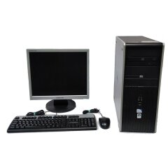 Комплект ПК: HP dc7900 CMT / Intel Pentium E5300 (2 ядра по 2.6 GHz) / 3 GB DDR2 / 160 GB HDD / Intel GMA Graphics 4500 + Монитор Samsung 720N / 17" (1280x1024) TN / VGA + Клавіатура та миша