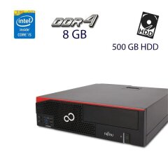 Компьютер Fujitsu Esprimo D556 E90+ SFF / Intel Core i5-6500 (4 ядра по 3.2 - 3.6 GHz) / 8 GB DDR4 / 500 GB HDD