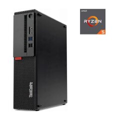 Компьютер Lenovo ThinkCentre M725s SFF / AMD Ryzen 5 PRO 2400G (4 (8) ядра по 3.6 - 3.9 GHz) / 8 GB DDR4 / 240 GB SSD / AMD Radeon RX Vega 11 Graphics / DisplayPort 
