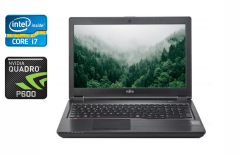 Мобільна робоча станція Б-клас Fujitsu Celsius H780 / 15.6" (1920x1080) IPS / Intel Core i7-8750H (6 (12) ядер по 2.2 - 4.1 GHz) / 32 GB DDR4 / 512 GB SSD / nVidia Quadro P600, 4 GB GDDR5, 128-bit / WebCam / 4G / Windows 10