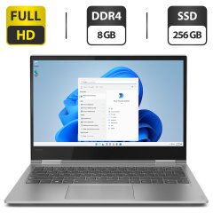 Ноутбук-трансформер Б-клас Lenovo Yoga 730-13IKB / 13.3" (1920x1080) Touch IPS / Intel Core i5-8250U (4 (8) ядра по 1.6 - 3.4 GHz) / 8 GB DDR4 / 256 GB SSD / Intel UHD Graphics 620 / WebCam / HDMI