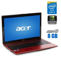 Ноутбук Б-класс Acer Aspire 5742G / 15.6" (1366x768) TN / Intel Core i5-480M (2 (4) ядра по 2.66 - 2.93 GHz) / 8 GB DDR3 / 320 GB HDD / nVidia GeForce GT 540M, 2 GB DDR3, 128-bit / WebCam / АКБ не держит