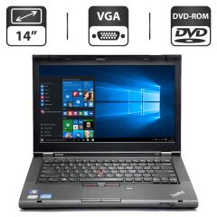 Ноутбук Б-клас Lenovo ThinkPad T430 / 14" (1366x768) TN / Intel Core i5-3320M (2 (4) ядра по 2.6 - 3.3 GHz) / 4 GB DDR3 / 320 GB HDD / Intel HD Graphics 4000 / DVD-ROM
