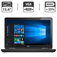 Ноутбук Dell Latitude E5540 / 15.6" (1366x768) TN / Intel Core i5-4200U (2 (4) ядра по 1.6 - 2.6 GHz) / 4 GB DDR3 / 500 GB HDD / Intel HD Graphics 4400 / DVD-ROM / VGA