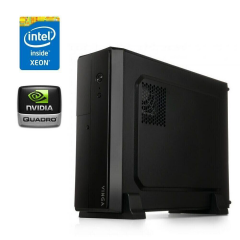 ПК Vinga CS313B SFF / Intel Xeon E5-2660 v2 (10 (20) ядер 2.2 - 3.0 GHz) / 16 GB DDR3 / 240 GB SSD / nVidia Quadro K1200, 4 GB GDDR5, 128-bit / Win 10 Pro
