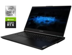 Ігровий ноутбук Lenovo Legion 5 17ITH6 / 17.3" (1920x1080) IPS / Intel Core i7-11800H (8 (16) ядер 2.3 - 4.6 GHz) / 16 GB DDR4 / 480 GB SSD / nVidia GeForce RTX 3050 Ti, 4 GB GDDR6, 128-bit / WebCam