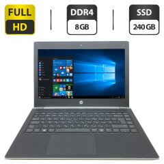 Ультрабук Б-клас HP ProBook 430 G5 / 13.3" (1920x1080) IPS / Intel Core i5-8250U (4 ядра по 1.6 - 3.4 GHz) / 8 GB DDR4 / 240 GB SSD / Intel UHD Graphics 620 / WebCam