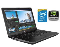Мобільна робочая станція HP ZBook 17 G3 / 17.3" (1920x1080) IPS / Intel Core i7-6820HQ (4 (8) ядра по 2.7 - 3.6 GHz) / 16 GB DDR4 / 240 GB SSD / nVidia Quadro M3000M, 4 GB GDDR5, 256-bit / WebCam