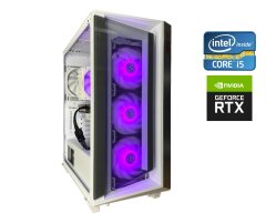 Новый игровой ПК A-Data XPG Cruiser Super White Tower / Intel Core i5-13400F (10 (16) ядер по 1.8 - 4.6 GHz) / 32 GB DDR4 / 2000 GB SSD / nVidia GeForce RTX 4070 Aero OC, 12 GB GDDR6X, 192-bit / 750W