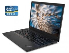 Ноутбук Lenovo ThinkPad E15 / 15.6" (1920x1080) IPS / Intel Core i5-10210U (4 (8) ядра по 1.6 - 4.2 GHz) / 16 GB DDR4 / 480 GB SSD / Intel UHD Graphics / WebCam / Win 11 Pro