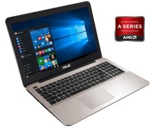 Ноутбук Asus X555Q / 15.6" (1366x768) TN / AMD A12-9720P (4 ядра по 2.7 - 3.6 GHz) / 8 GB DDR4 / 256 GB SSD / AMD Radeon R7 Graphics / WebCam / Win 10