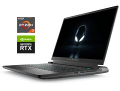 Игровой ноутбук Б-класс Dell Alienware m17 R5 / 17.3" (1920x1080) IPS / AMD Ryzen 7 6800H (8 (16) ядер по 3.2 - 4.7 GHz) / 16 GB DDR5 / 1000 GB SSD NVMe / nVidia GeForce RTX 3060, 6 GB GDDR6, 192-bit / WebCam
