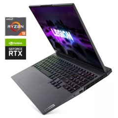 Игровой ноутбук Б-класс Lenovo Legion 5 Pro 16ACH6H / 16" (2560x1600) IPS / AMD Ryzen 9 5900HX (8 (16) ядер по 3.3 - 4.6 GHz) / 16 GB DDR4 / 512 GB SSD NVMe / nVidia GeForce RTX 3070, 8 GB GDDR6, 256-bit / WebCam