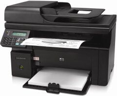 МФУ HP LaserJet Pro M1212nf  / Лазерная монохромная печать / 1200x1200 dpi / A4 / 18 стр./мин / USB 2.0, Ethernet, RJ-11