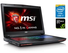 Игровой ноутбук MSI GT72-6QD Dominator G / 17.3" (1920x1080) TN / Intel Core i7-6700HQ (4 (8) ядра по 2.6 - 3.5 GHz) / 8 GB DDR4 / 512 GB SSD + 1000 GB HDD / nVidia GeForce GTX 970M, 3 GB GDDR5, 192-bit / WebCam / Win 10