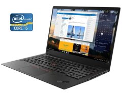 Ультрабук Lenovo ThinkPad X1 Carbon / 14" (1920x1080) IPS / Intel Core i5-7300U (2 (4) ядра по 2.6 - 3.5 GHz) / 8 GB DDR4 / 240 GB SSD / Intel HD Graphics 620 / WebCam