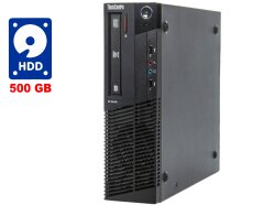 ПК Lenovo ThinkCentre M91p SFF / Intel Core i3-2100 (2 (4) ядра по 3.1 GHz) / 4 GB DDR3 / 500 GB HDD / Intel HD Graphics 2000 / DVD-RW / Win 10 Pro
