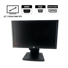 Монитор HP Compaq LA2206xc / 22" (1920x1080) TN / DisplayPort, DVI, VGA, USB-Hub, Audio