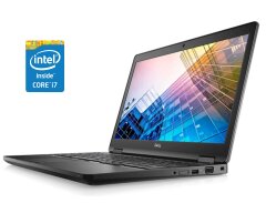 Ноутбук Dell Latitude 5590 / 15.6" (1920x1080) IPS / Intel Core i7-8650U (4 (8) ядра по 1.9 - 4.2 GHz) / 16 GB DDR4 / 256 GB SSD / Intel UHD Graphics 620 / WebCam / Win 10 Pro