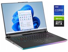 Ігровий ноутбук Asus ROG Strix Scar 16 G634JY / 16" (2560x1600) IPS / Intel Core i9-13980HX (24 (32) ядер по 2.2 - 5.5 GHz) / 32 GB DDR5 / 1000 GB SSD / nVidia GeForce RTX 4090, 16 GB GDDR6, 256-bit / WebCam