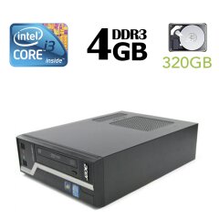 Acer Veriton X4610G SFF / Intel&reg; Core&trade; i3-2120 (2 (4) ядра по 3.30 GHz) / 4 GB DDR3 / 320 GB HDD