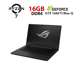 Ігровий ноутбук Б-клас Asus ROG Zephyrus GA502DU / 15.6" (1920x1080) IPS / AMD Ryzen 7 3750H (4 (8) ядра по 2.3 - 4.0 GHz) / 16 GB DDR4 / 512 GB SSD / nVidia GeForce GTX 1660 Ti Max-Q, 6 GB GDDR6, 192-bit